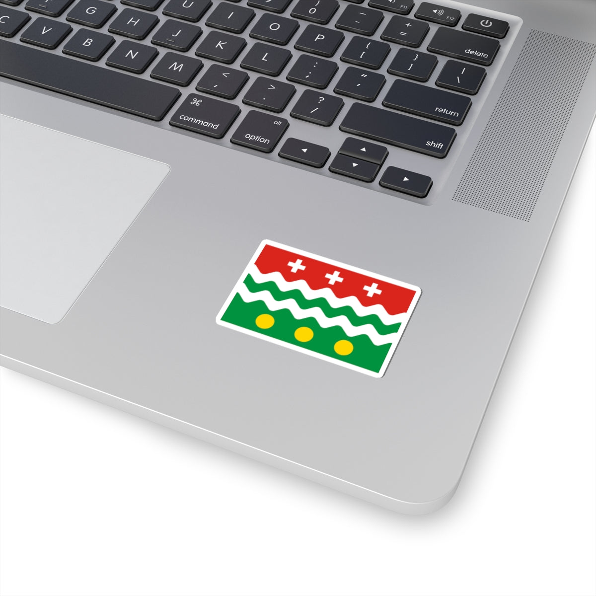 Flag of Molokovsky rayon Tver oblast (Russia) STICKER Vinyl Kiss-Cut Decal