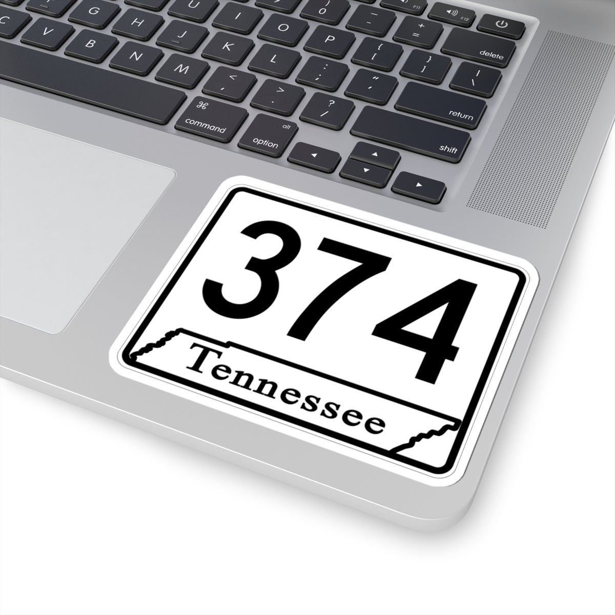 Tennessee 374 (Tennessee) (Road Sign) STICKER Vinyl Kiss-Cut Decal