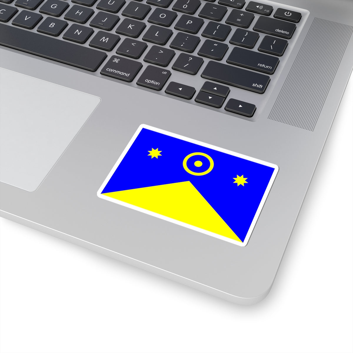 Flag of Novoukrainka raion (Ukraine) STICKER Vinyl Kiss-Cut Decal