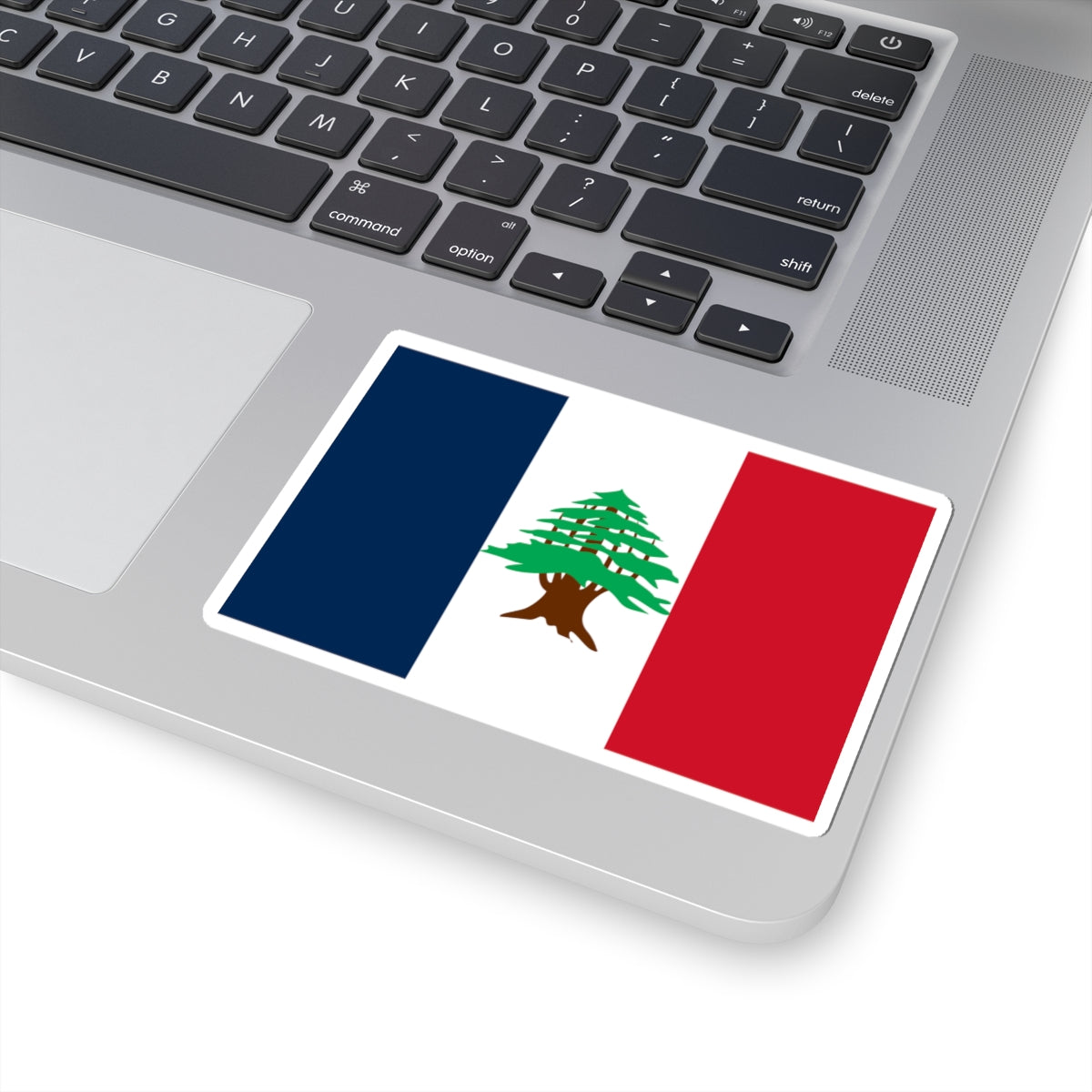 Flag of Lebanon 1920-1943 (Lebanon) STICKER Vinyl Kiss-Cut Decal