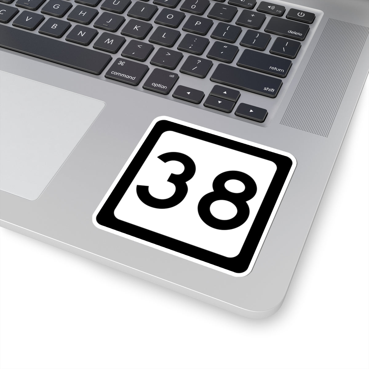 WV-38 (Virginia) (Road Sign) STICKER Vinyl Kiss-Cut Decal