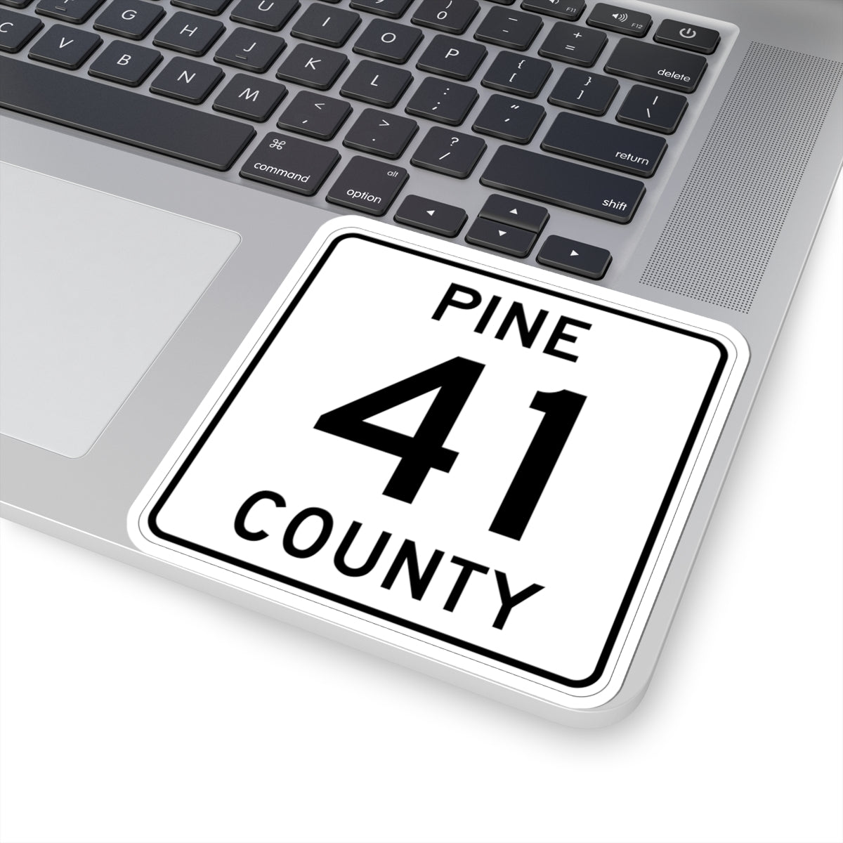 Pine County Route 41 MN (Minnesota) (Road Sign) STICKER Vinyl Kiss-Cut Decal