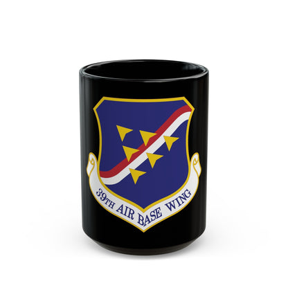 39th Air Base Wing (U.S. Air Force) Black Coffee Mug-15oz-The Sticker Space