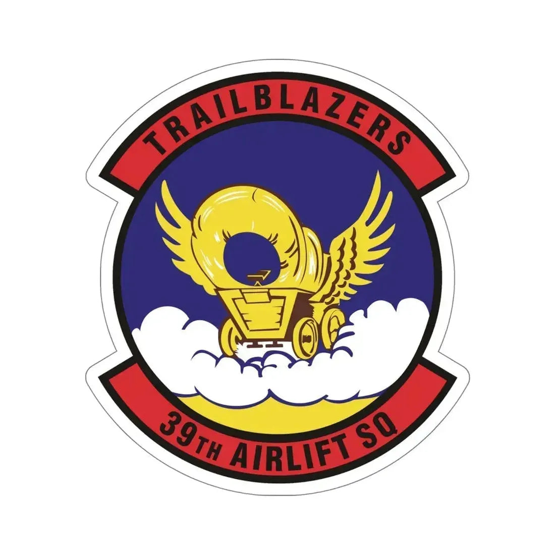 39th Airlift Squadron (U.S. Air Force) STICKER Vinyl Die-Cut Decal 6 Inch - The Sticker Space