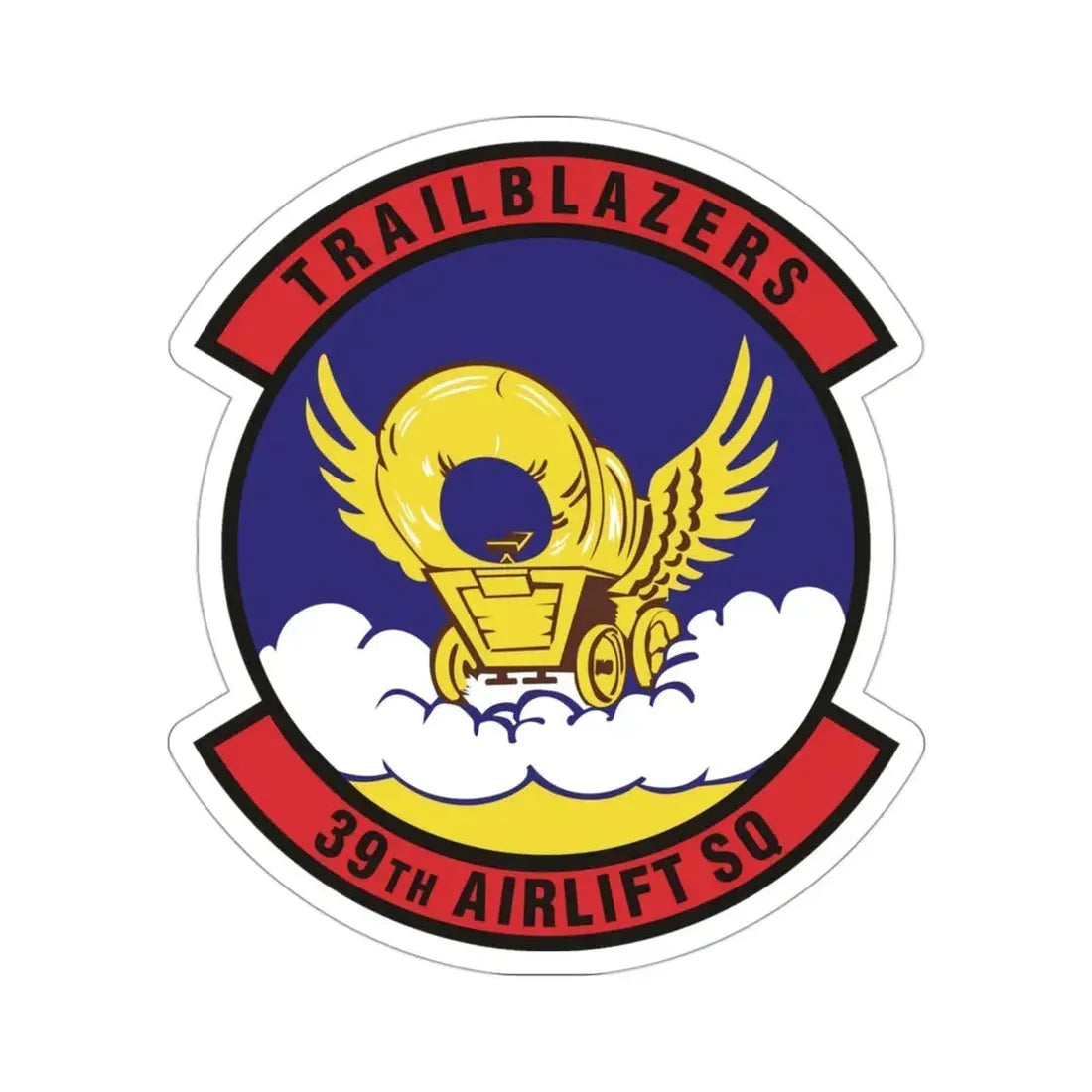 39th Airlift Squadron (U.S. Air Force) STICKER Vinyl Die-Cut Decal - The Sticker Space