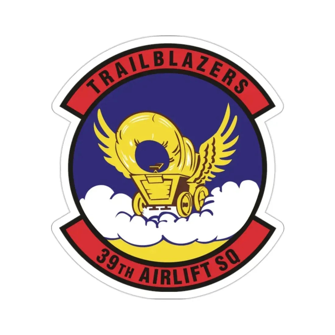 39th Airlift Squadron (U.S. Air Force) STICKER Vinyl Die-Cut Decal - The Sticker Space