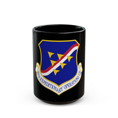 39th Expeditionary Operations Group (U.S. Air Force) Black Coffee Mug-15oz-The Sticker Space