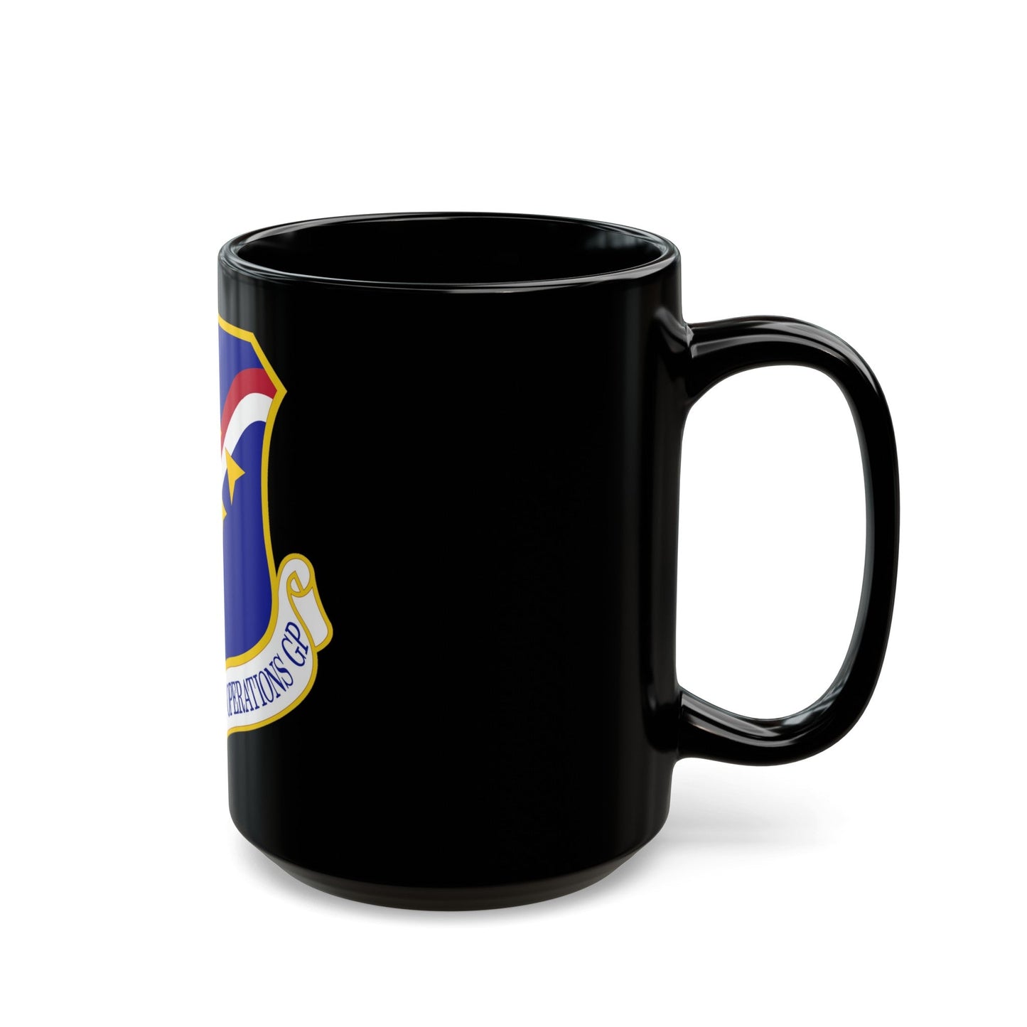 39th Expeditionary Operations Group (U.S. Air Force) Black Coffee Mug-The Sticker Space