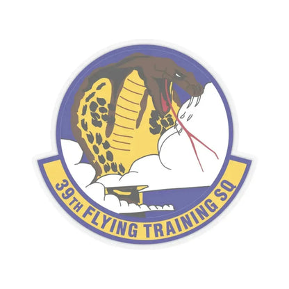 39th Flying Training Squadron (U.S. Air Force) STICKER Vinyl Kiss-Cut Decal 3 Inch Transparent - The Sticker Space