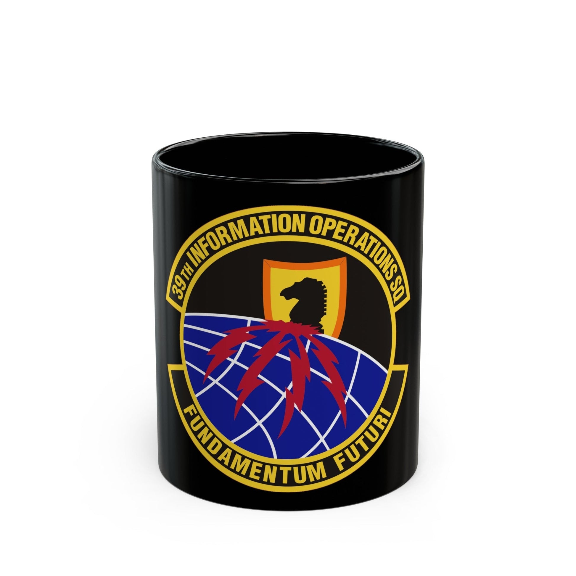 39th Information Operations Squadron (U.S. Air Force) Black Coffee Mug-11oz-The Sticker Space