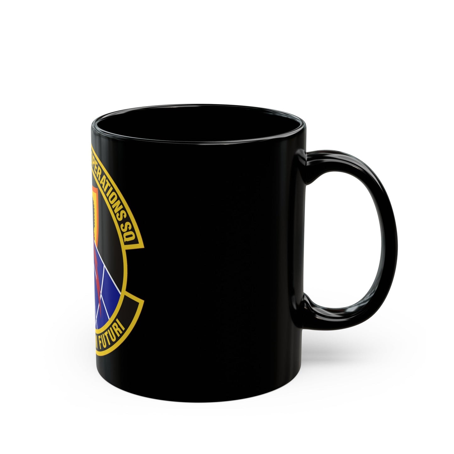 39th Information Operations Squadron (U.S. Air Force) Black Coffee Mug-The Sticker Space