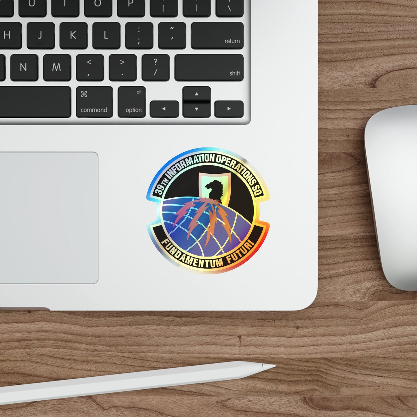 39th Information Operations Squadron (U.S. Air Force) Holographic STICKER Die-Cut Vinyl Decal-The Sticker Space