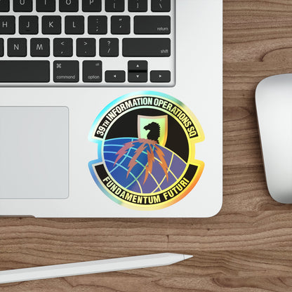 39th Information Operations Squadron (U.S. Air Force) Holographic STICKER Die-Cut Vinyl Decal-The Sticker Space