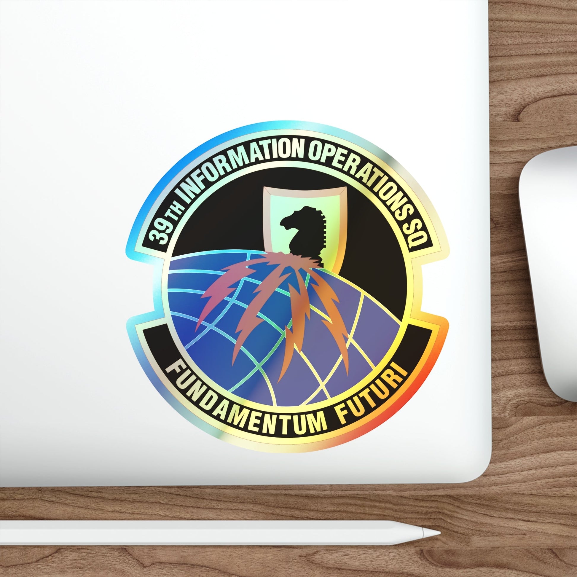 39th Information Operations Squadron (U.S. Air Force) Holographic STICKER Die-Cut Vinyl Decal-The Sticker Space