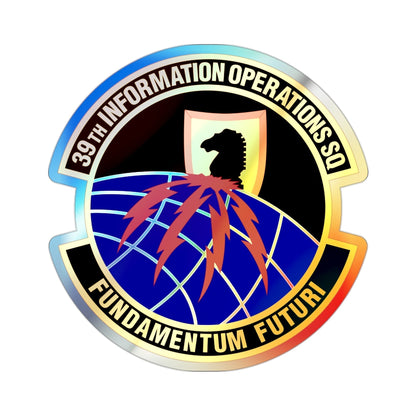 39th Information Operations Squadron (U.S. Air Force) Holographic STICKER Die-Cut Vinyl Decal-2 Inch-The Sticker Space