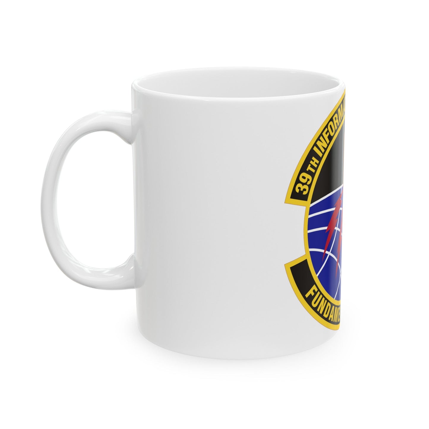 39th Information Operations Squadron (U.S. Air Force) White Coffee Mug-The Sticker Space