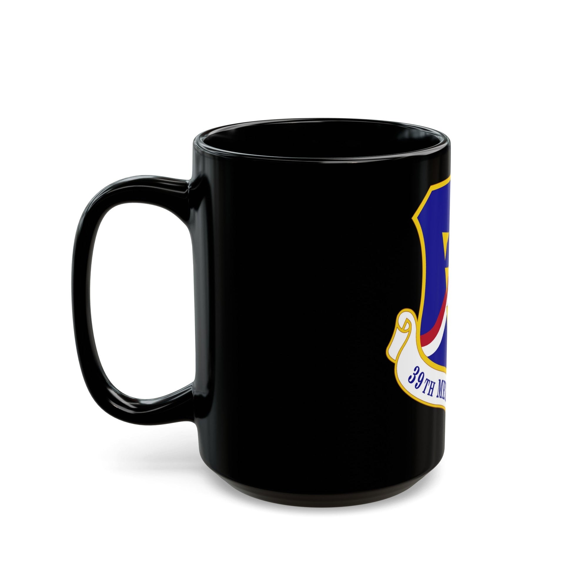 39th Medical Group (U.S. Air Force) Black Coffee Mug-The Sticker Space