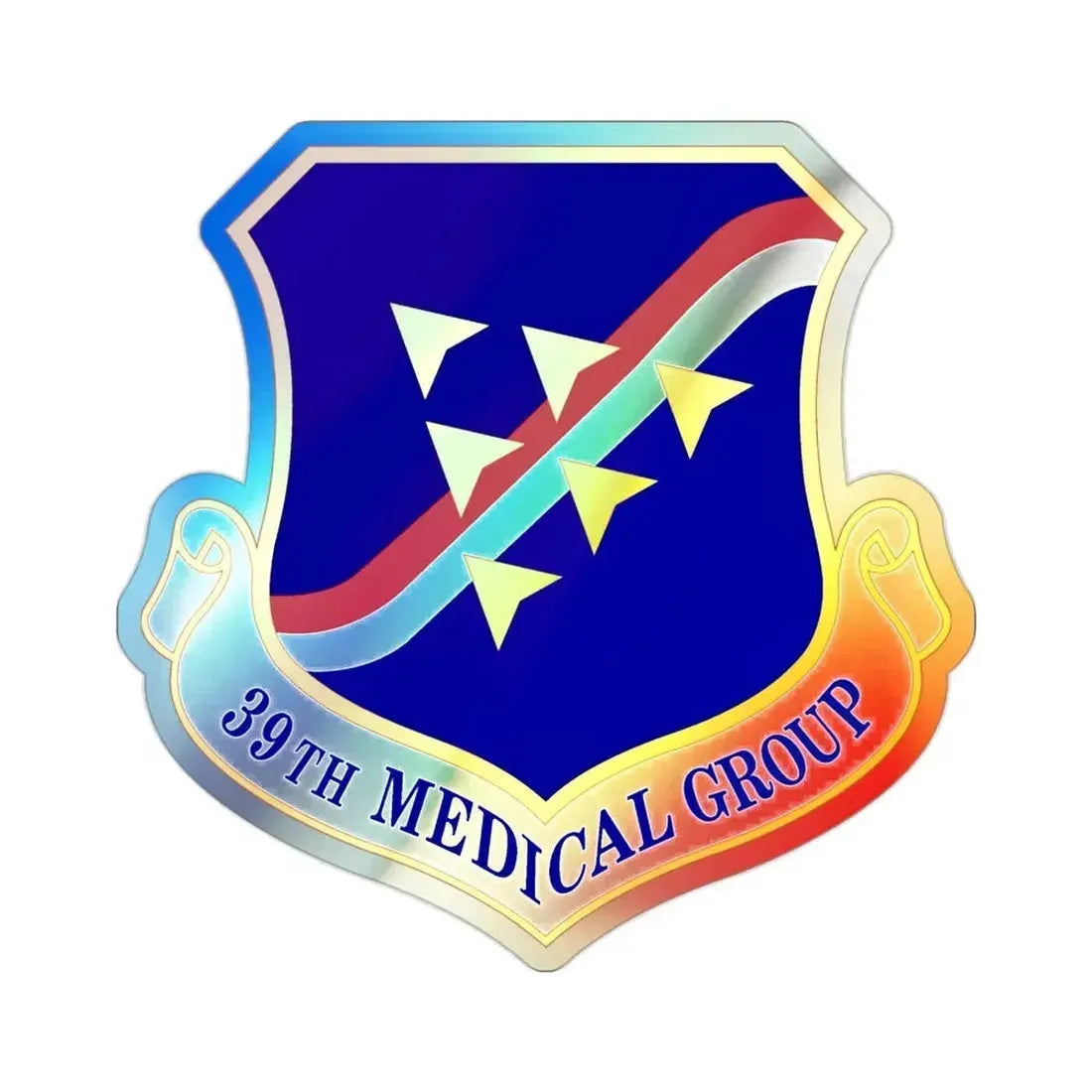 39th Medical Group (U.S. Air Force) Holographic STICKER Die-Cut Vinyl Decal - The Sticker Space