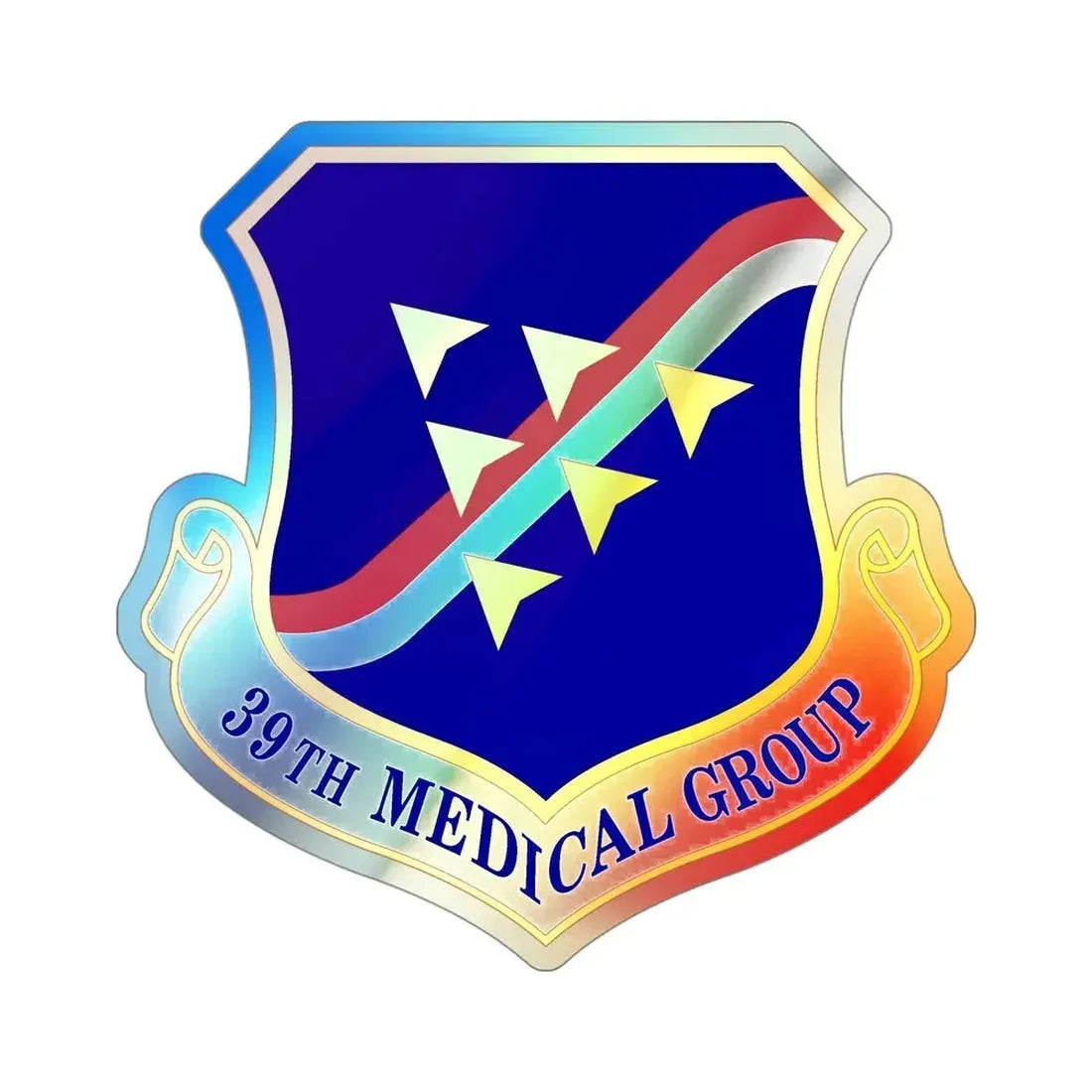 39th Medical Group (U.S. Air Force) Holographic STICKER Die-Cut Vinyl Decal - The Sticker Space