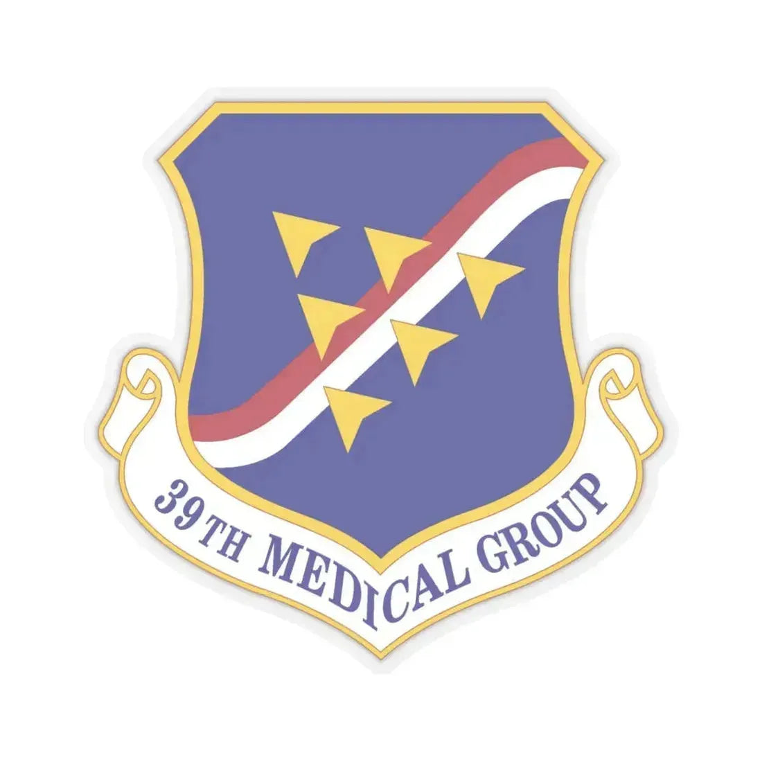 39th Medical Group (U.S. Air Force) STICKER Vinyl Kiss-Cut Decal 6 Inch Transparent - The Sticker Space