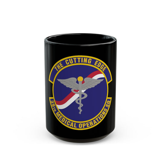 39th Medical Operations Squadron (U.S. Air Force) Black Coffee Mug-15oz-The Sticker Space