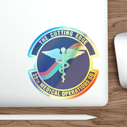 39th Medical Operations Squadron (U.S. Air Force) Holographic STICKER Die-Cut Vinyl Decal-The Sticker Space