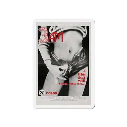 3AM 1975 Movie Poster - Refrigerator Magnet 5 Inch - The Sticker Space