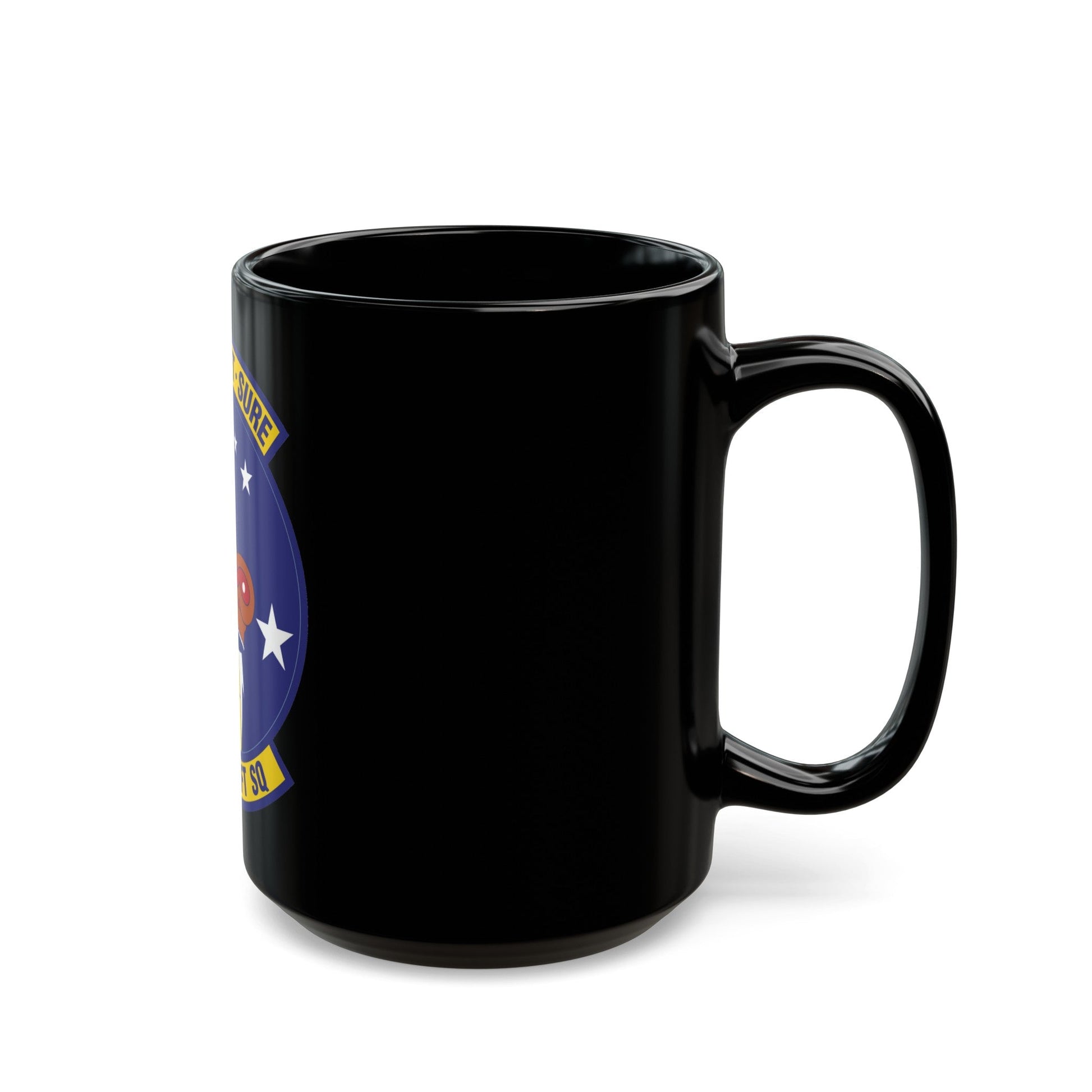 3d Airlift Squadron (U.S. Air Force) Black Coffee Mug-The Sticker Space