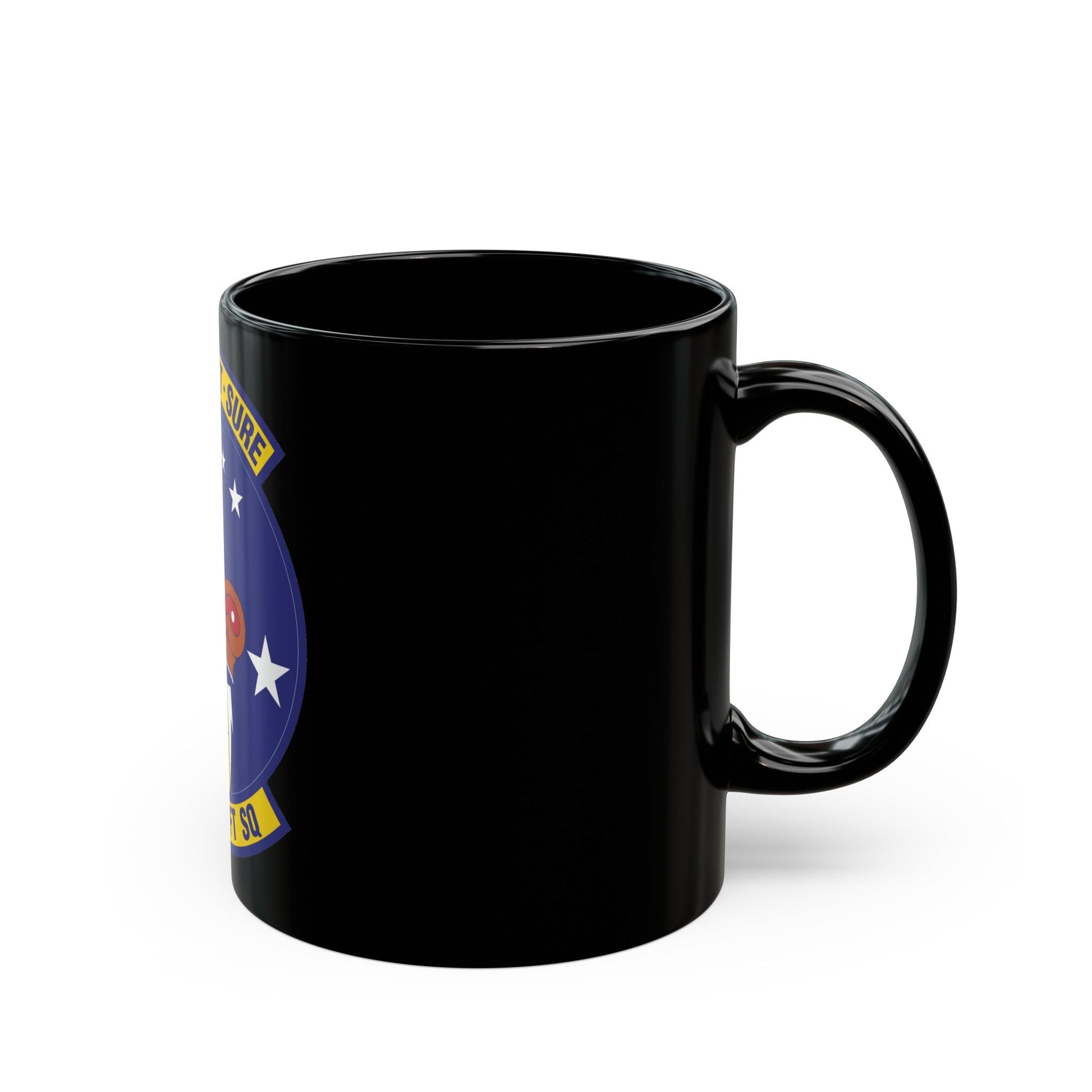 3d Airlift Squadron (U.S. Air Force) Black Coffee Mug-The Sticker Space