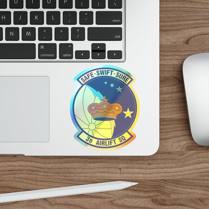 3d Airlift Squadron (U.S. Air Force) Holographic STICKER Die-Cut Vinyl Decal-The Sticker Space