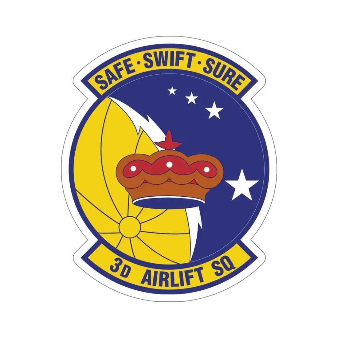 3d Airlift Squadron (U.S. Air Force) STICKER Vinyl Die-Cut Decal - The Sticker Space