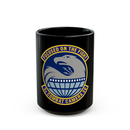 3d Combat Camera Squadron (U.S. Air Force) Black Coffee Mug-15oz-The Sticker Space