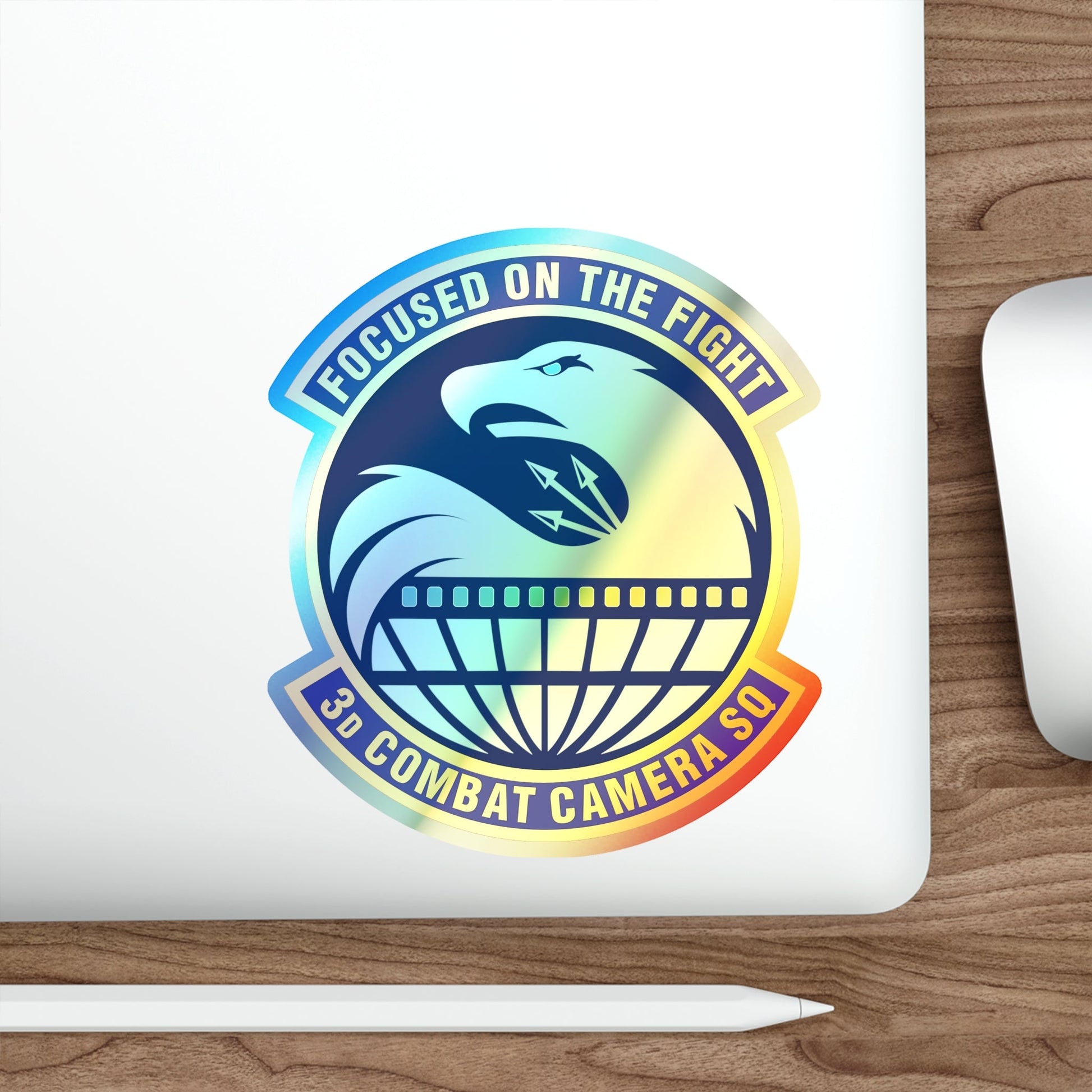 3d Combat Camera Squadron (U.S. Air Force) Holographic STICKER Die-Cut Vinyl Decal-The Sticker Space