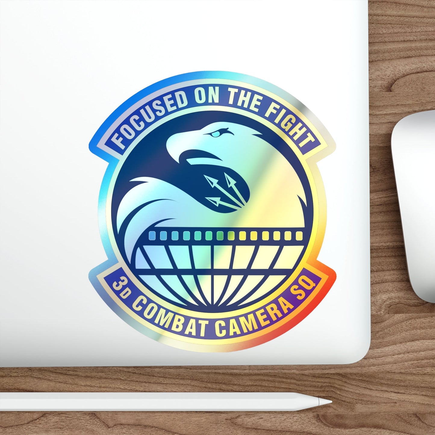 3d Combat Camera Squadron (U.S. Air Force) Holographic STICKER Die-Cut Vinyl Decal-The Sticker Space