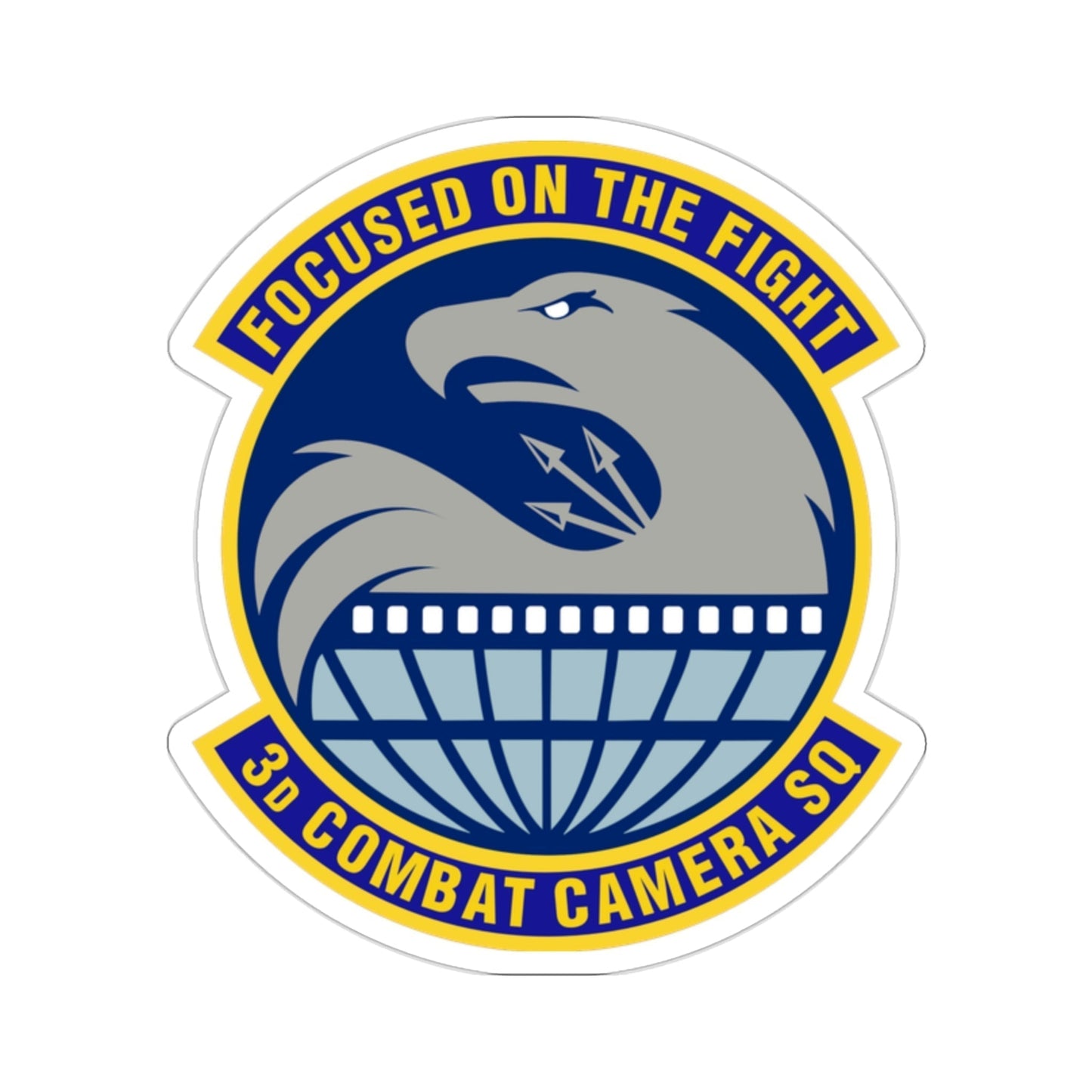 3d Combat Camera Squadron (U.S. Air Force) STICKER Vinyl Die-Cut Decal-2 Inch-The Sticker Space