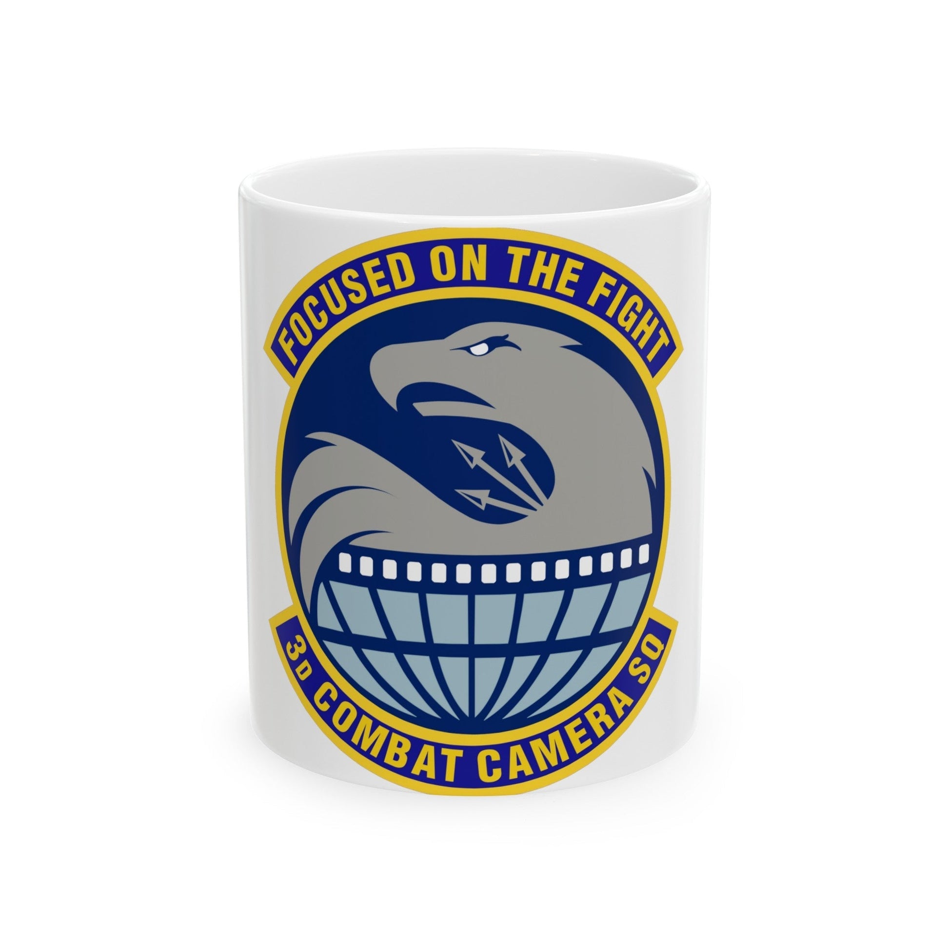 3d Combat Camera Squadron (U.S. Air Force) White Coffee Mug-11oz-The Sticker Space