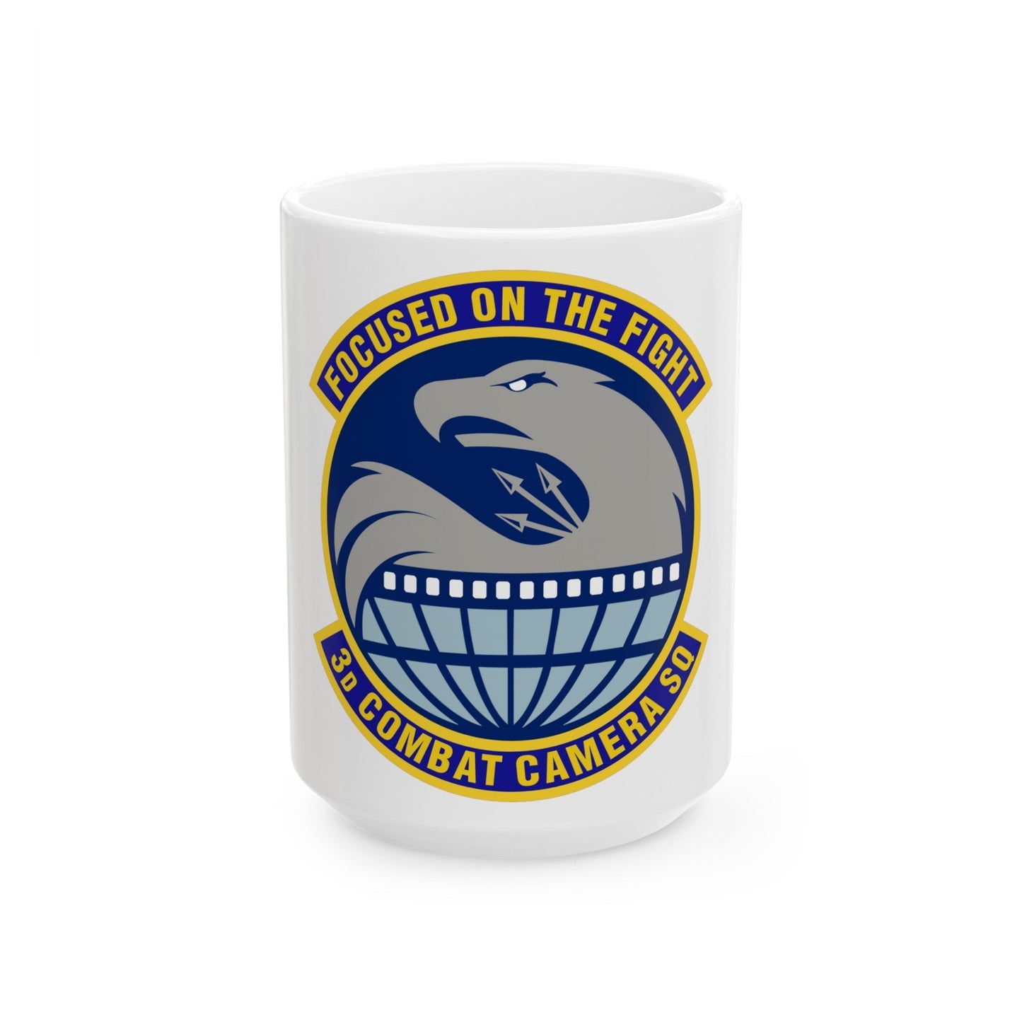 3d Combat Camera Squadron (U.S. Air Force) White Coffee Mug-15oz-The Sticker Space