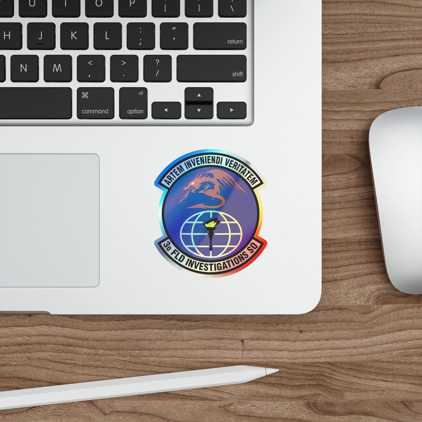 3d Field Investigations Squadron (U.S. Air Force) Holographic STICKER Die-Cut Vinyl Decal-The Sticker Space