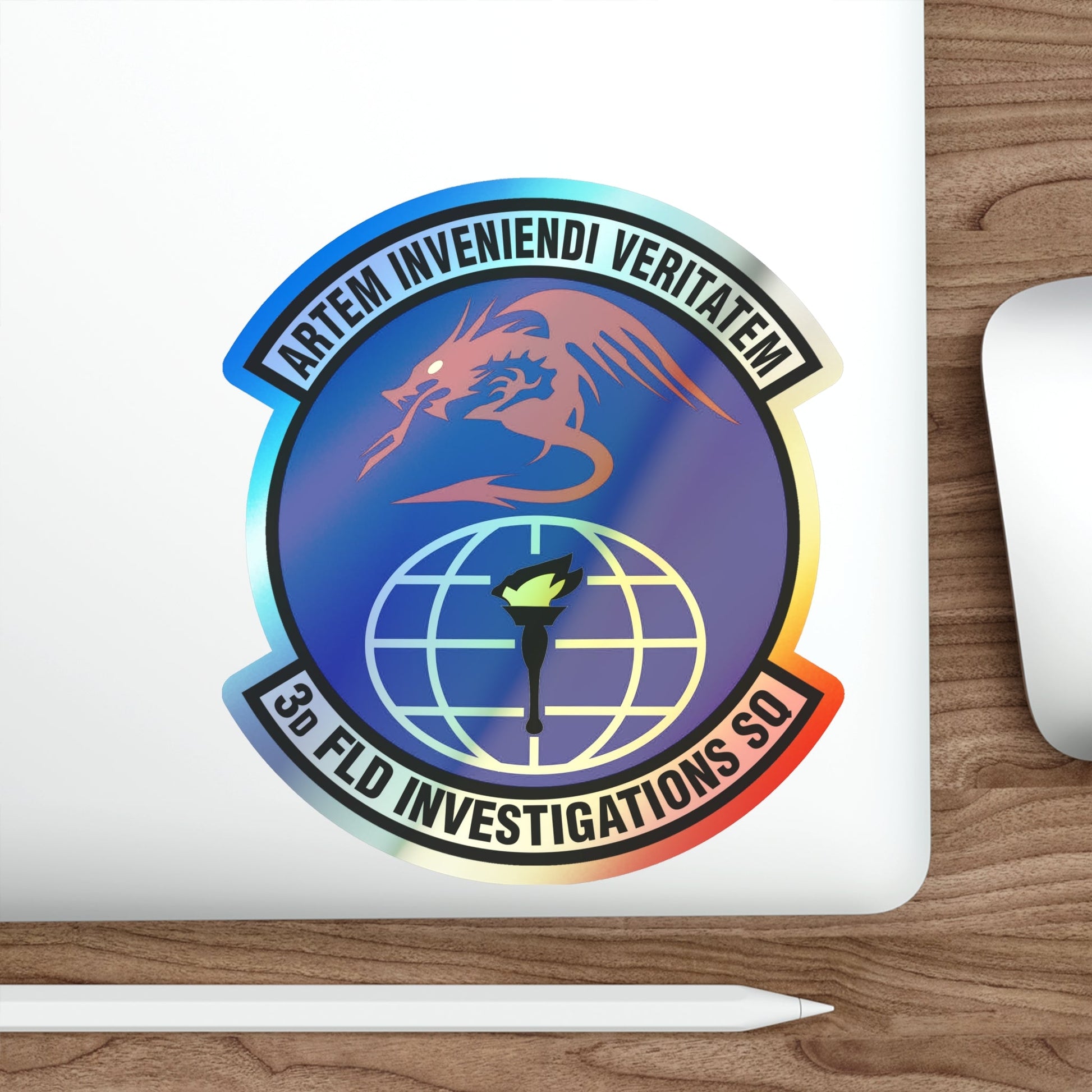 3d Field Investigations Squadron (U.S. Air Force) Holographic STICKER Die-Cut Vinyl Decal-The Sticker Space