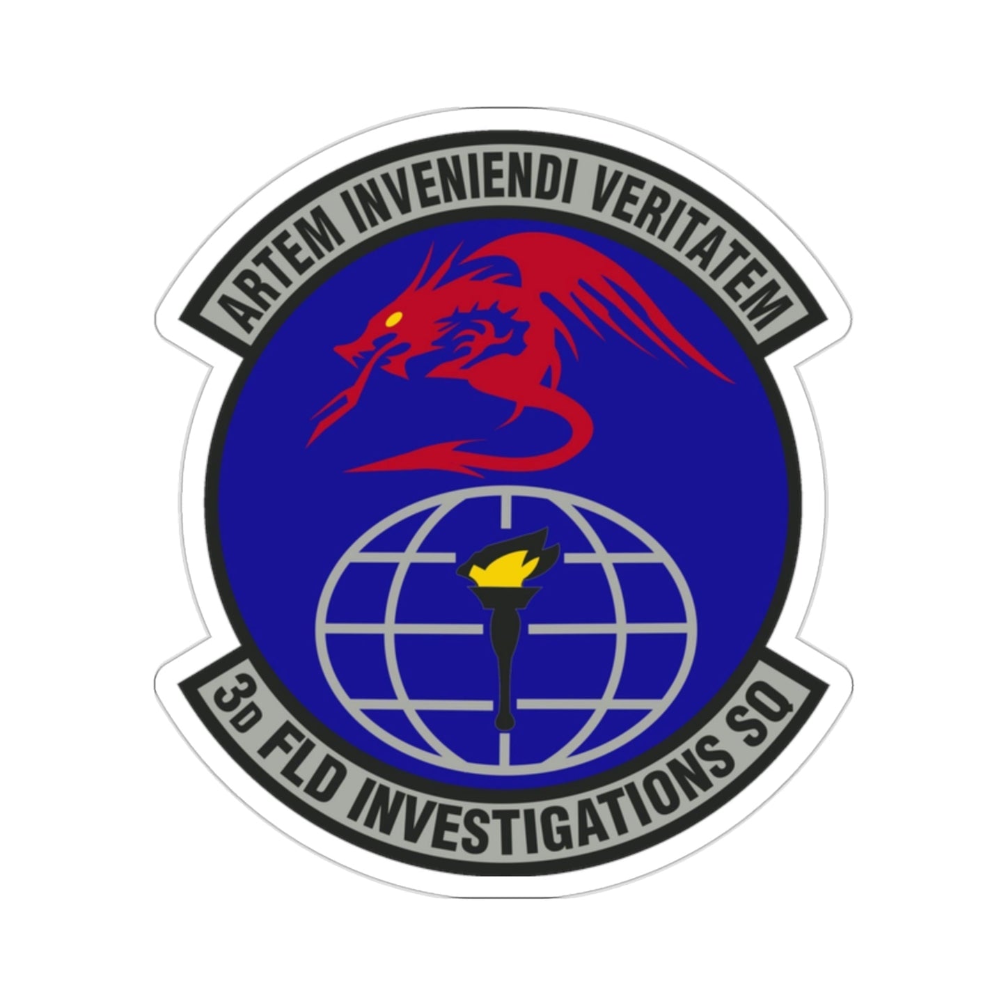 3d Field Investigations Squadron (U.S. Air Force) STICKER Vinyl Die-Cut Decal-2 Inch-The Sticker Space