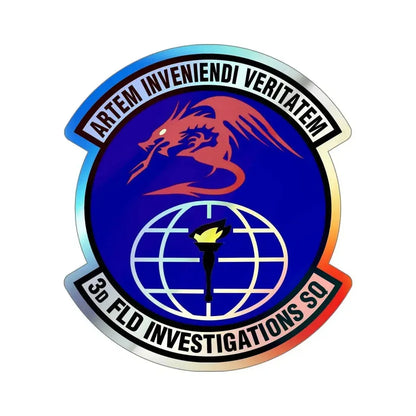 3d Field Investigations Squadron (U.S. Air Force) Holographic STICKER Die-Cut Vinyl Decal - The Sticker Space