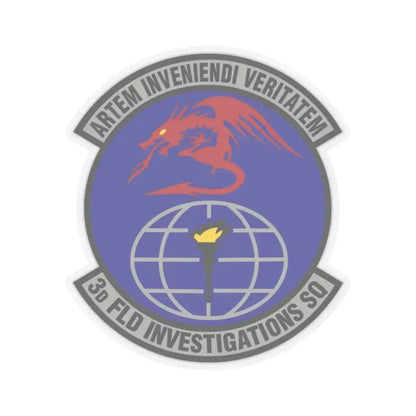 3d Field Investigations Squadron (U.S. Air Force) STICKER Vinyl Kiss-Cut Decal 2 Inch Transparent - The Sticker Space