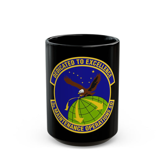 3d Maintenance Operations Squadron (U.S. Air Force) Black Coffee Mug-15oz-The Sticker Space