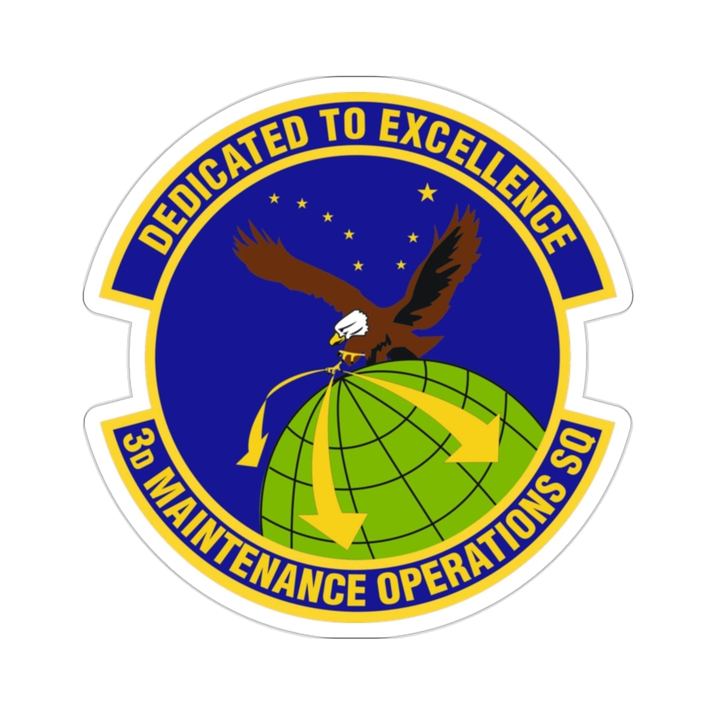 3d Maintenance Operations Squadron (U.S. Air Force) STICKER Vinyl Die-Cut Decal-2 Inch-The Sticker Space