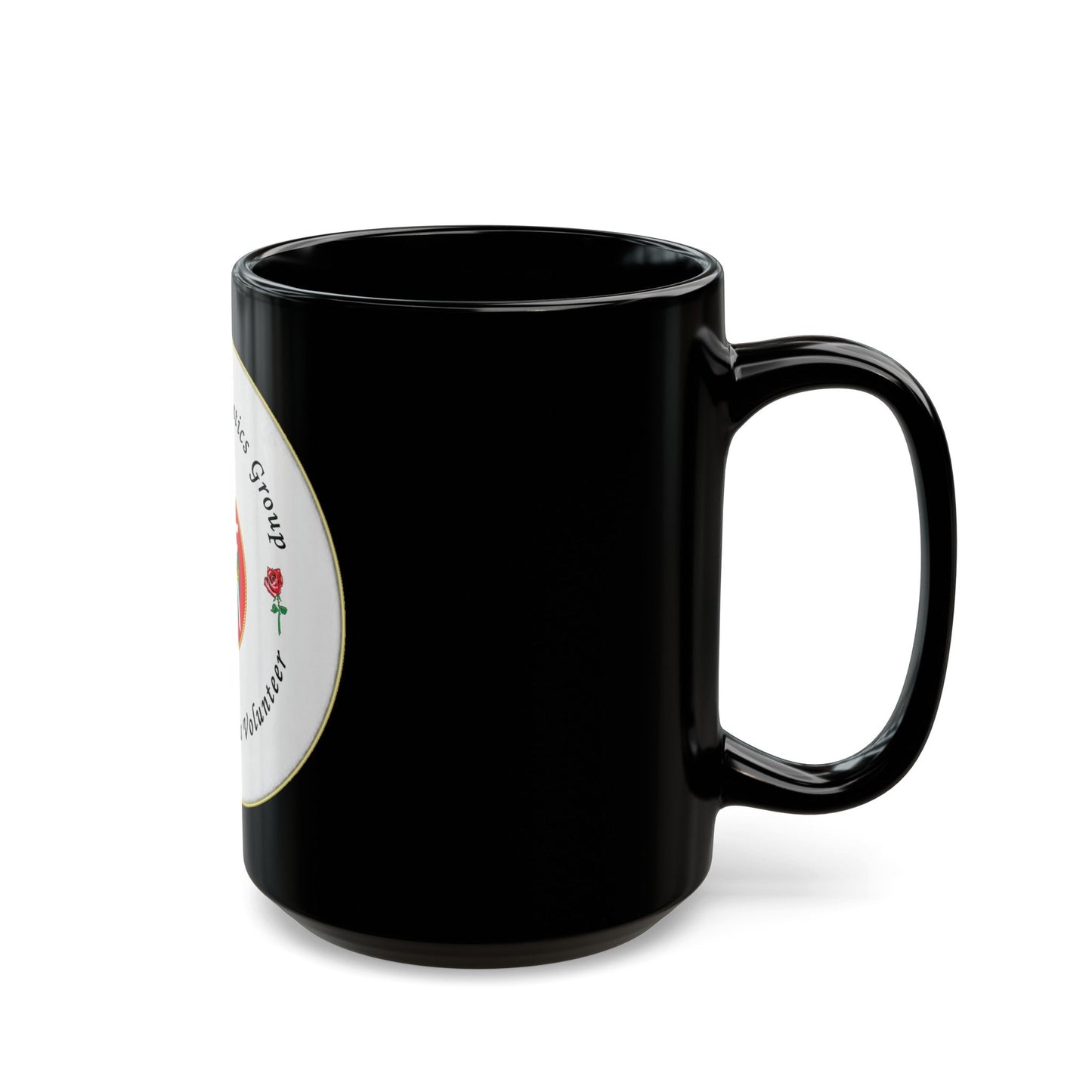 3d Marines Logistics Group Family Readiness Volunteer (USMC) Black Coffee Mug-The Sticker Space