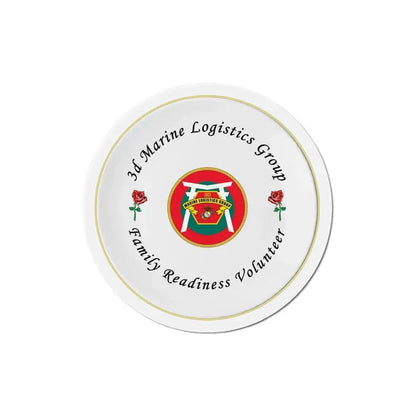 3d Marines Logistics Group Family Readiness Volunteer (USMC) Refrigerator Magnet - The Sticker Space
