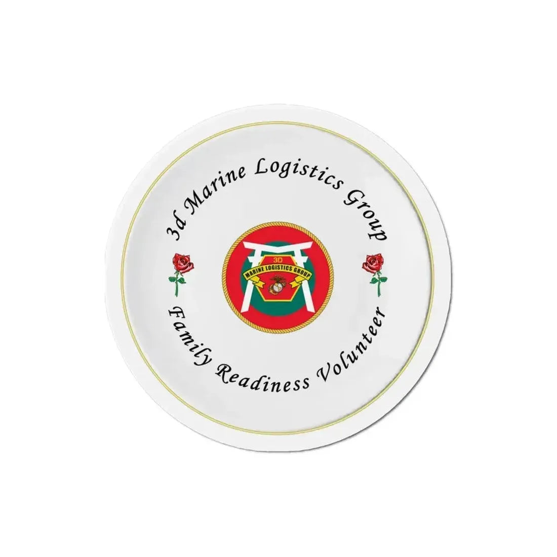 3d Marines Logistics Group Family Readiness Volunteer (USMC) Refrigerator Magnet - The Sticker Space