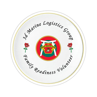 3d Marines Logistics Group Family Readiness Volunteer (USMC) STICKER Vinyl Die-Cut Decal-3 Inch-The Sticker Space