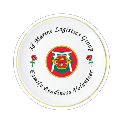 3d Marines Logistics Group Family Readiness Volunteer (USMC) STICKER Vinyl Die-Cut Decal-6 Inch-The Sticker Space