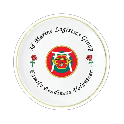 3d Marines Logistics Group Family Readiness Volunteer (USMC) STICKER Vinyl Die-Cut Decal - The Sticker Space